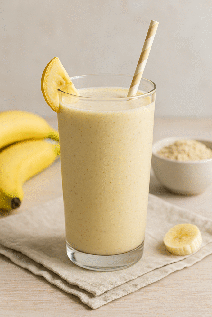 How to Make a Banana Smoothie with Protein Powder