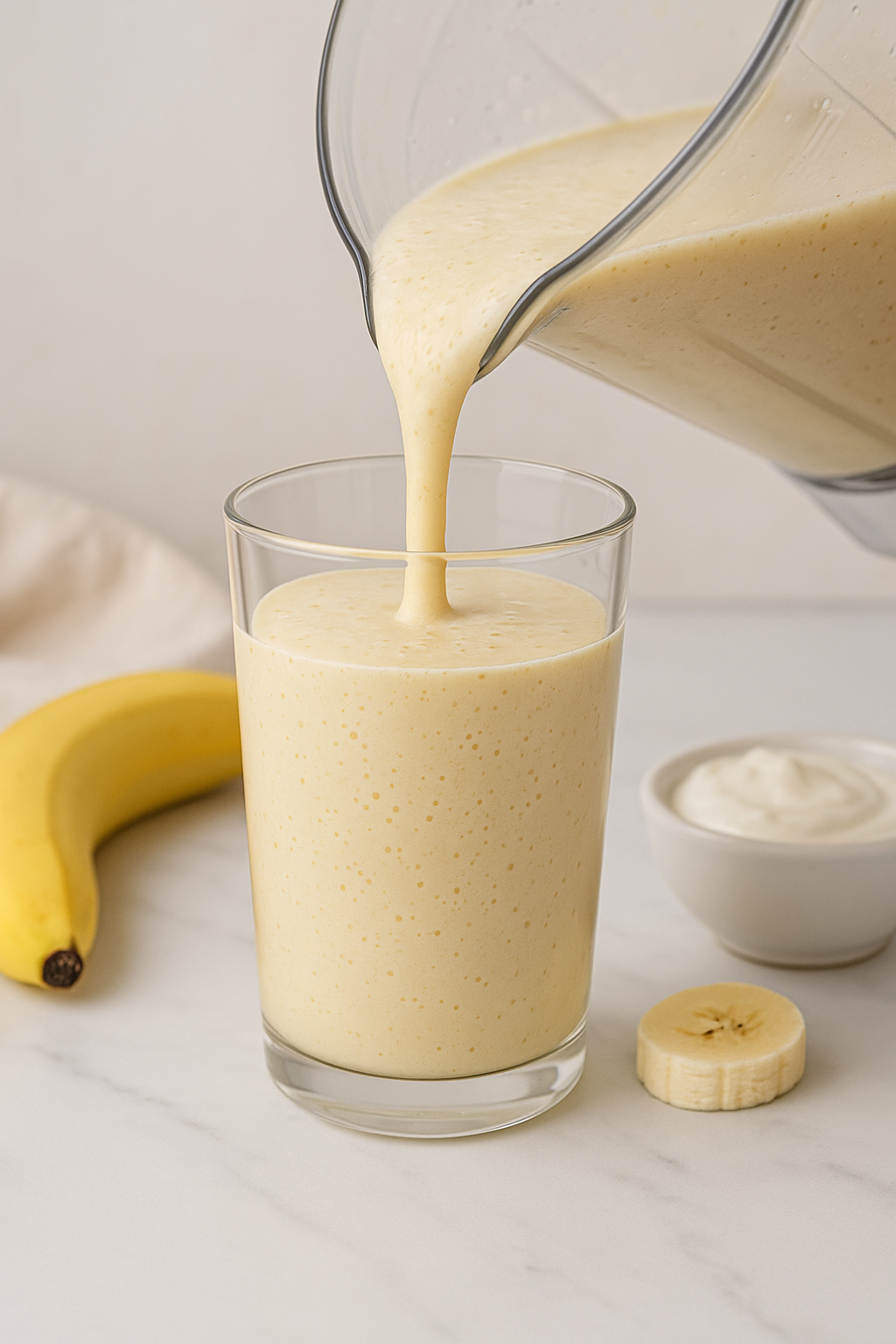 Refreshing SMOOTHIE BANANA YOGURT