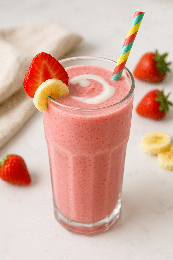 Health benefits of strawberry banana smoothie