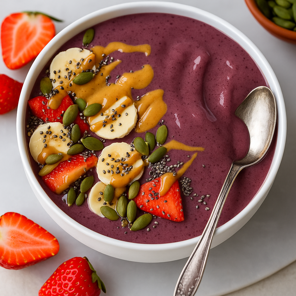 Satisfying and nutritious smoothie bowls ready to be enjoyed