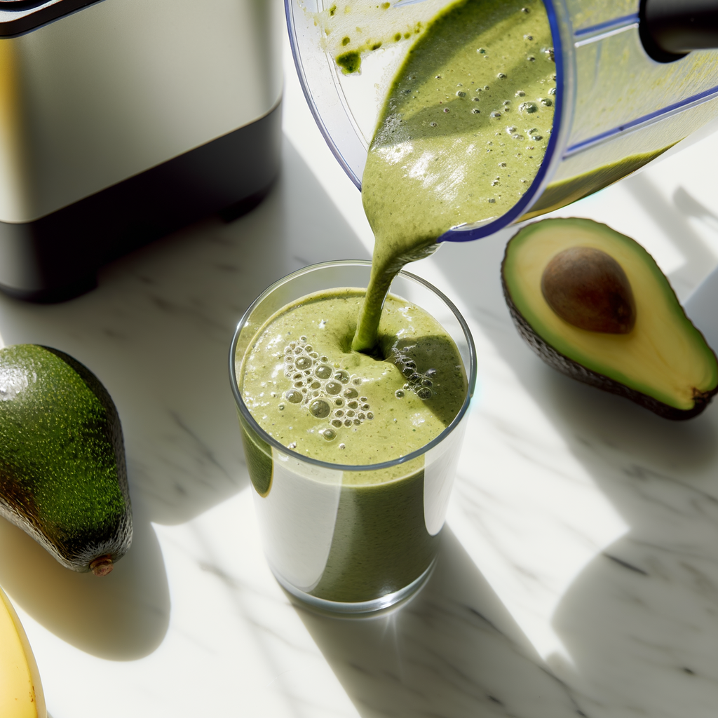Refreshing AVOCADO CHIA PROTEIN SMOOTHIE