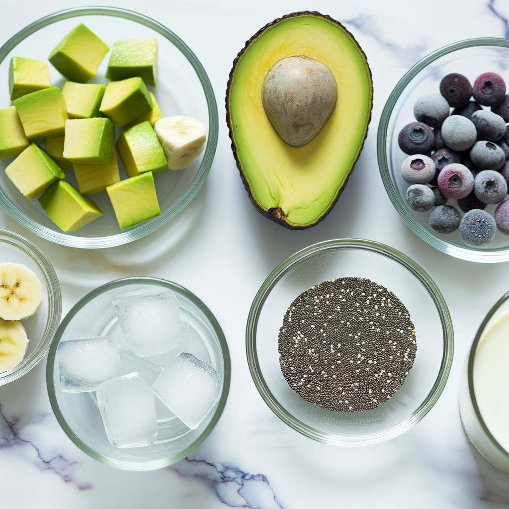 Nutritional benefits of AVOCADO CHIA PROTEIN SMOOTHIE