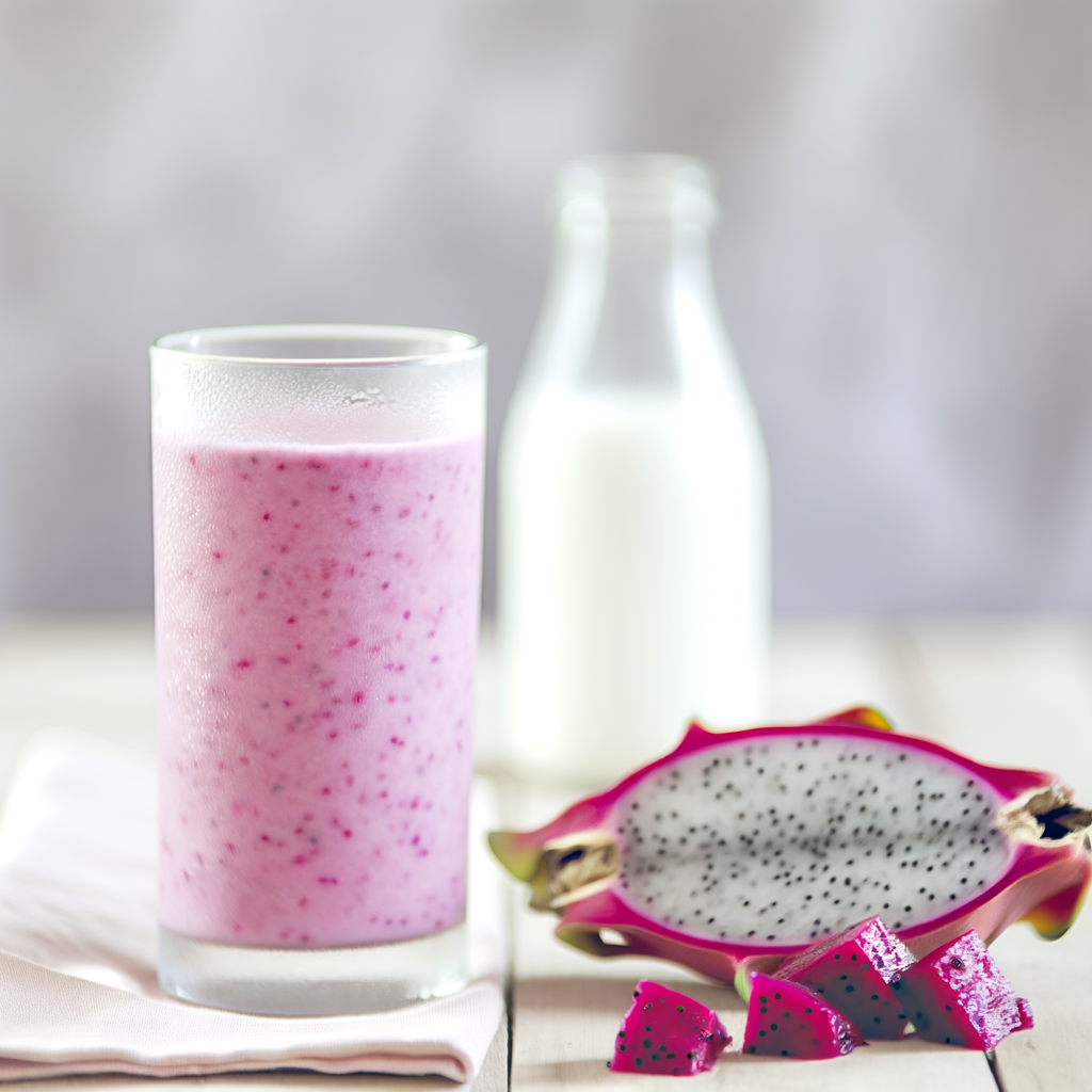 Delicious DRAGON FRUIT PROTEIN SMOOTHIE