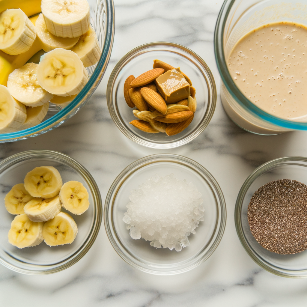 Ingredients for Banana Smoothie