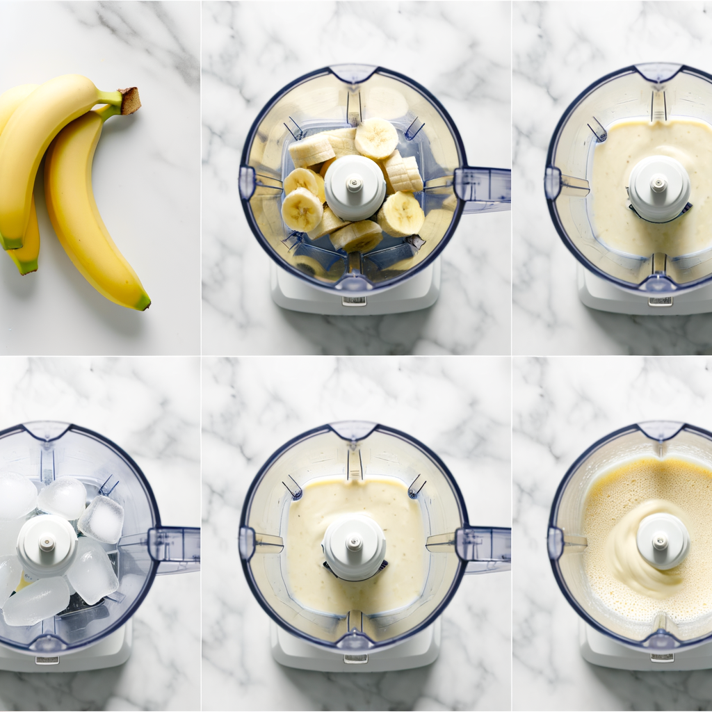 Ingredients for Banana Smoothie with Protein Powder