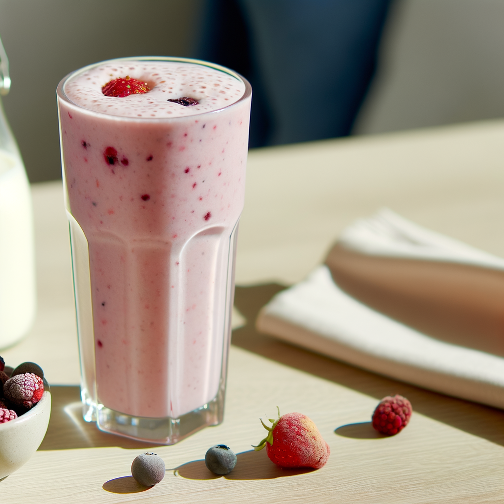 Make a Tasty Fruit Smoothie with Almond Milk