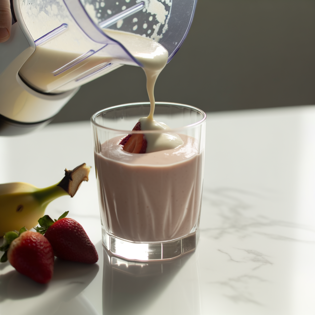 Fresh fruit smoothie with yogurt
HOW TO MAKE A FRUIT SMOOTHIE WITH YOGURT