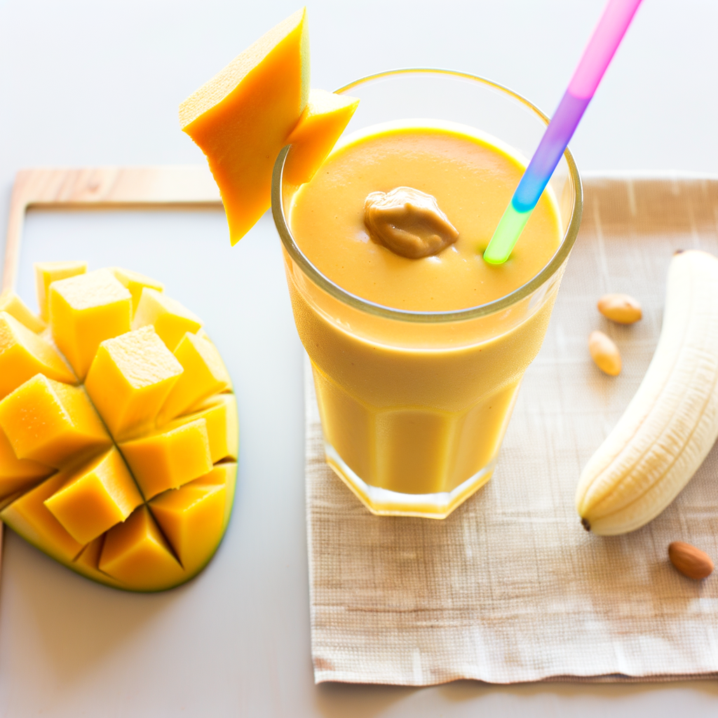 How to Make a Mango Fruit Smoothie