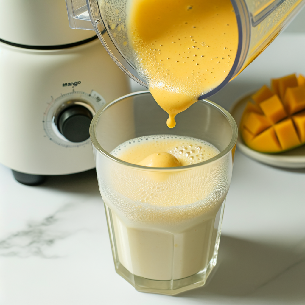Refreshing HOW TO MAKE A MANGO SMOOTHIE