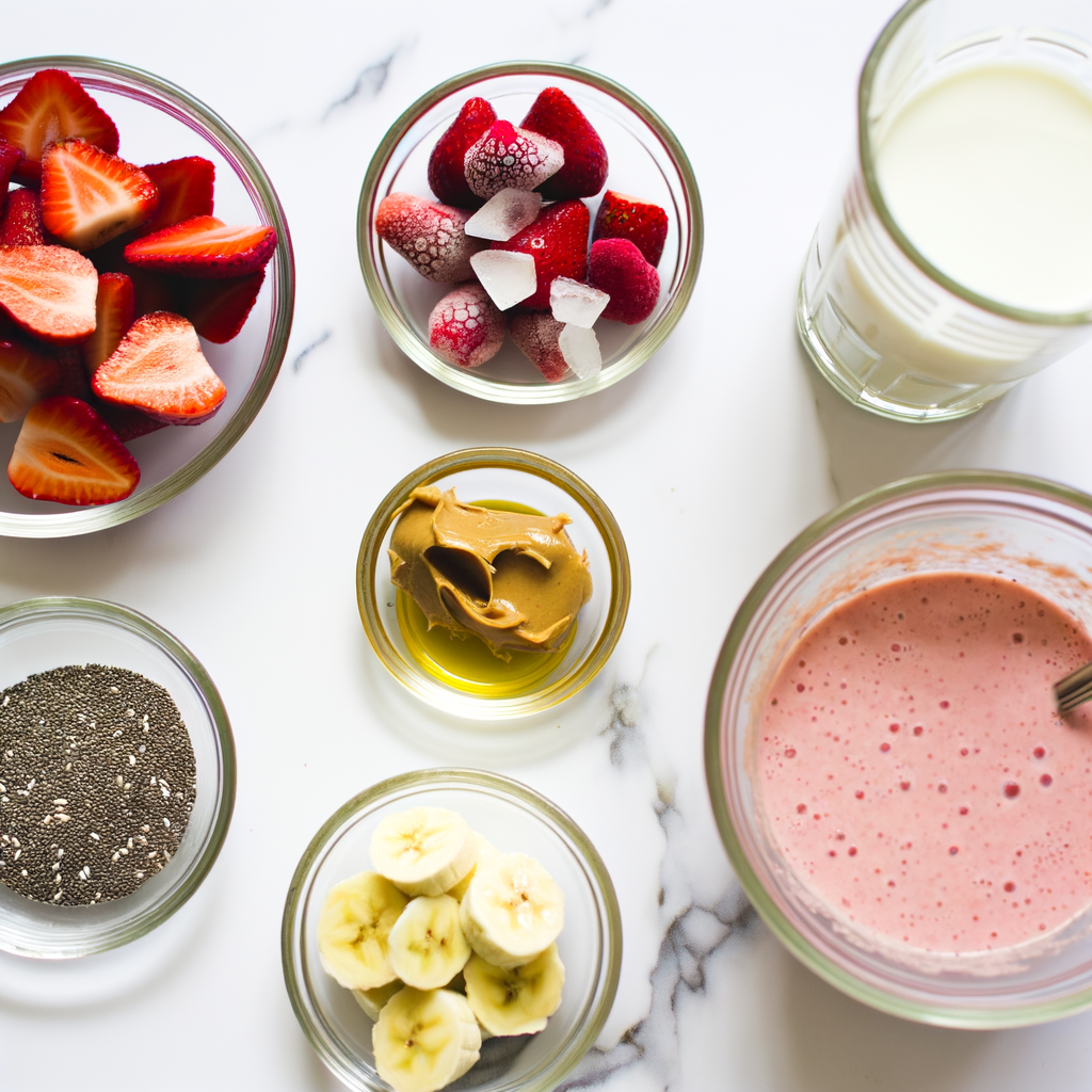 Benefits of strawberry smoothie with milk