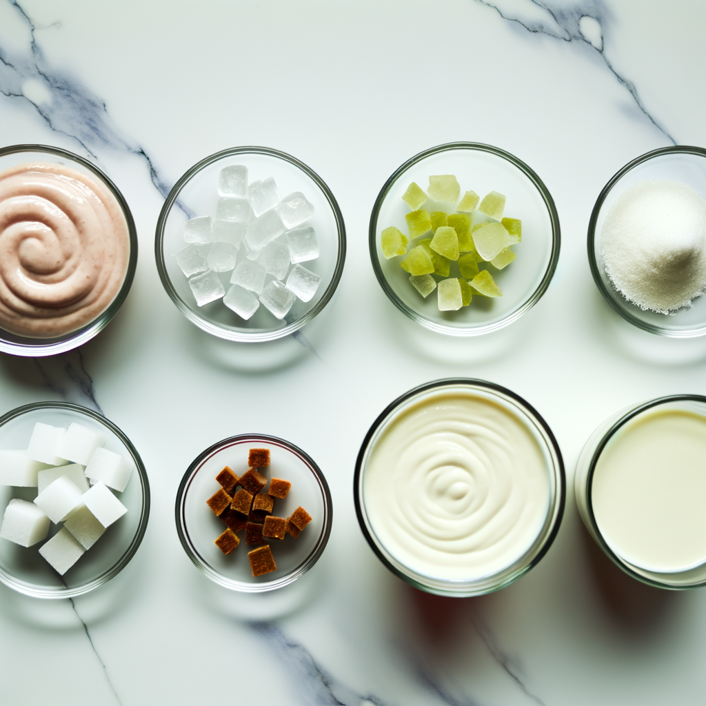 Different ingredients to make a smoothie thick without yogurt