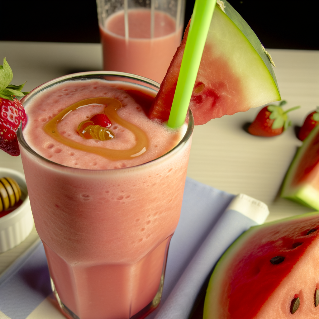 HOW TO MAKE A WATERMELON SMOOTHIE