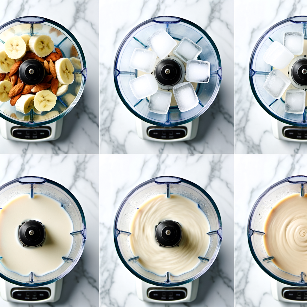 Ingredients for creamy smoothies