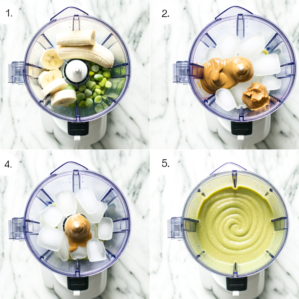 Key ingredients for making a nutritious ISLAND GREEN DETOX SMOOTHIE