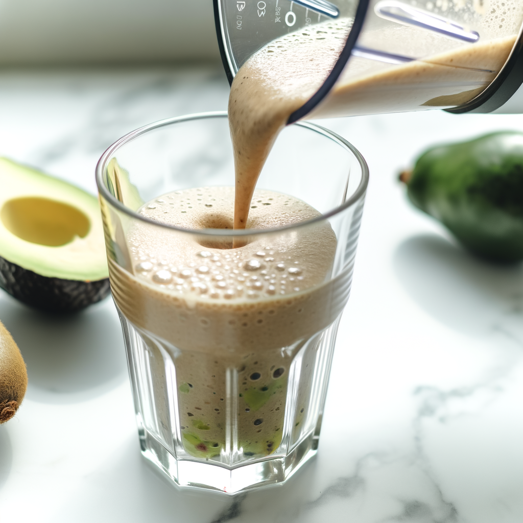 A refreshing glass of LOW SUGAR SMOOTHIE