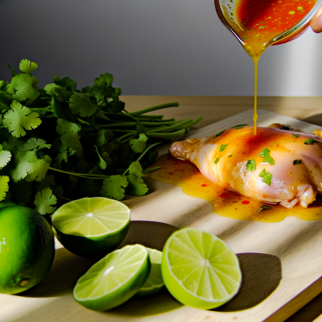 Grilled Margarita Chicken on a Plate