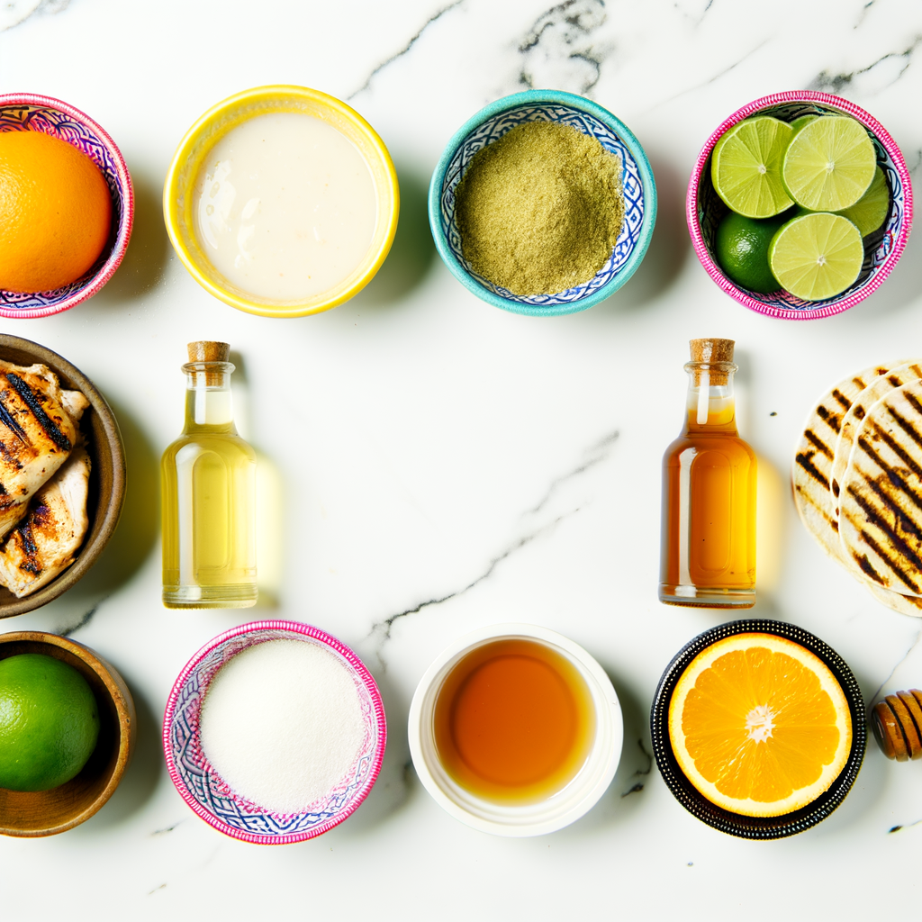 Prepared Margarita Grilled Chicken Ingredients