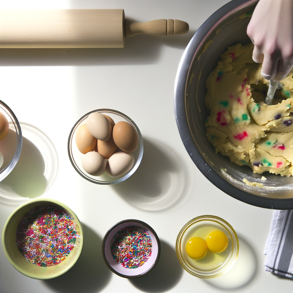 Colorful Monster Sprinkle Cookies Presentation