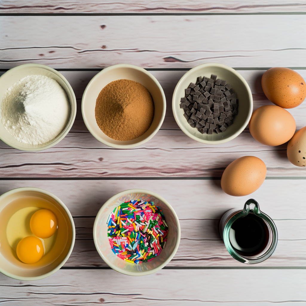 Monster Sprinkle Cookies Ingredients