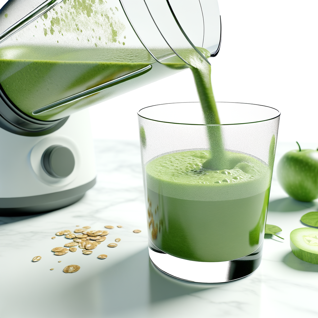 A refreshing glass of OATZEMPIC SMOOTHIE