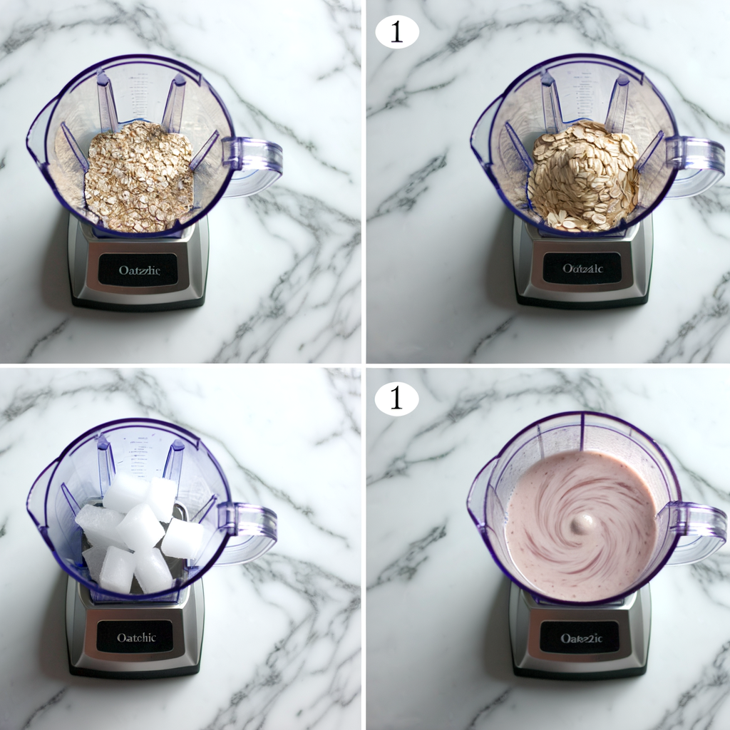 Ingredients for a perfect OATZEMPIC SMOOTHIE