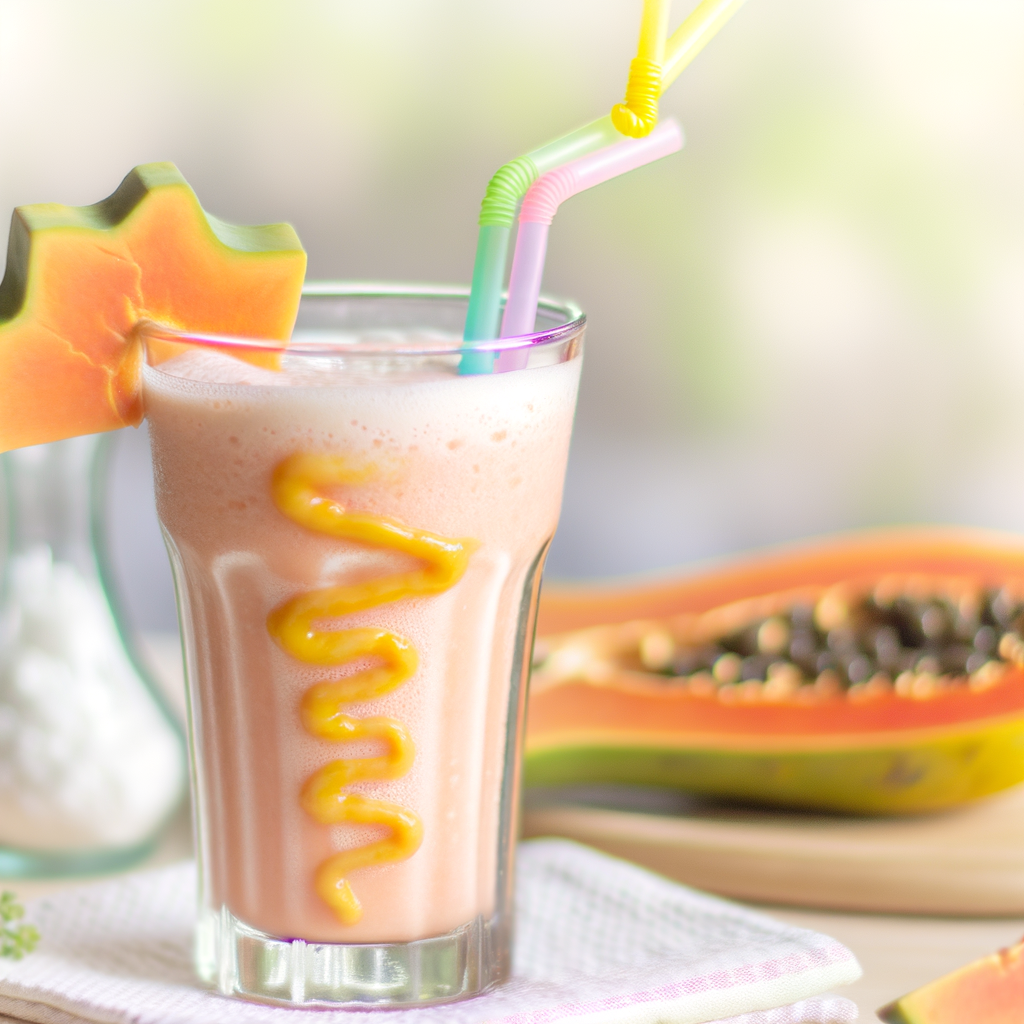 PAPAYA POWER DRINK: Exquisite Tropical Flavor
