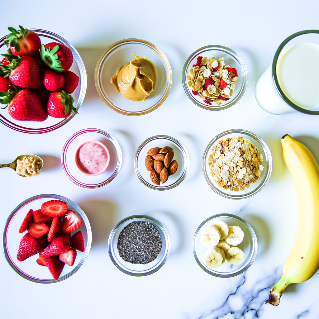 Delicious toppings on the Protein Packed Smoothie Bowl