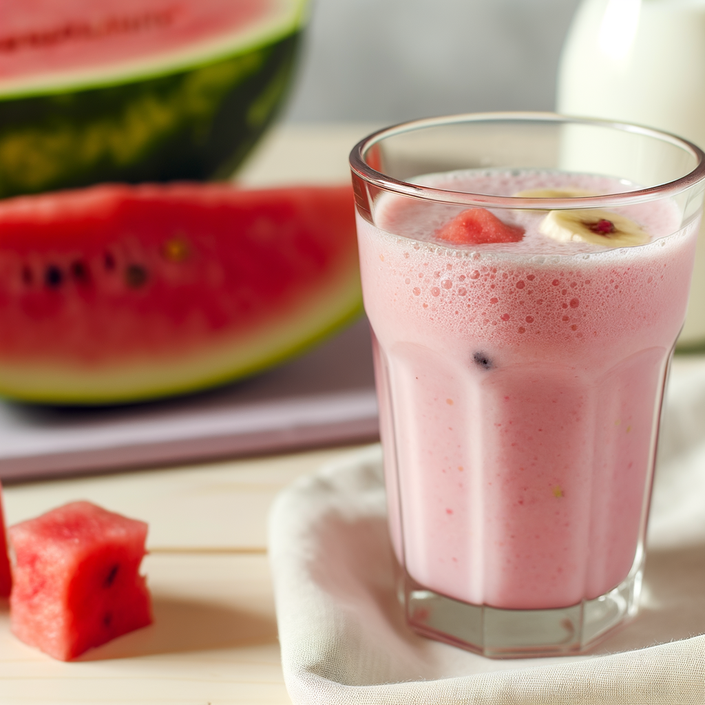 Refreshing WATERMELON SMOOTHIE FOR WEIGHT LOSS